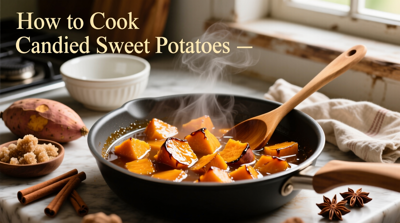 how to cook candied sweet potatoes