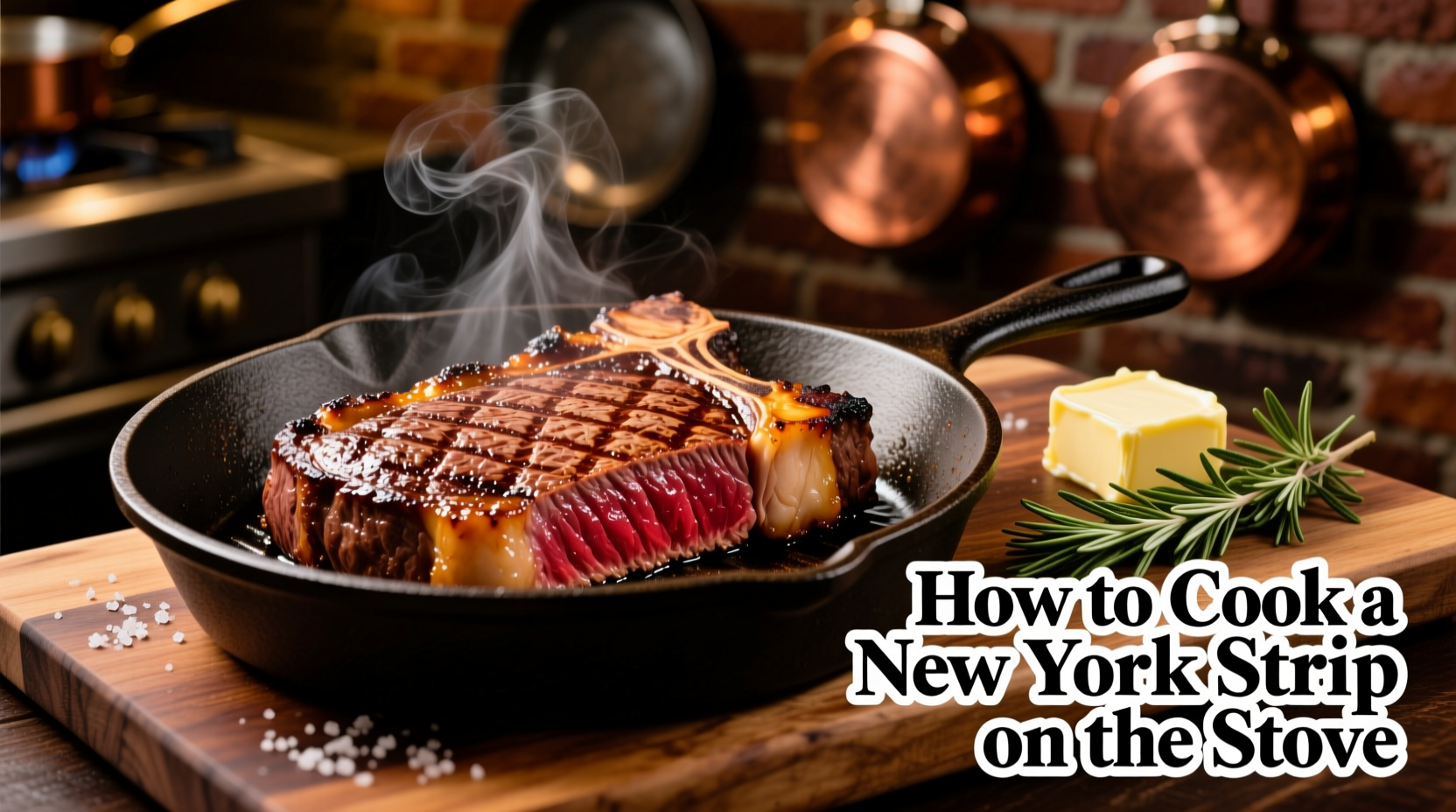 how to cook a ny strip on the stove