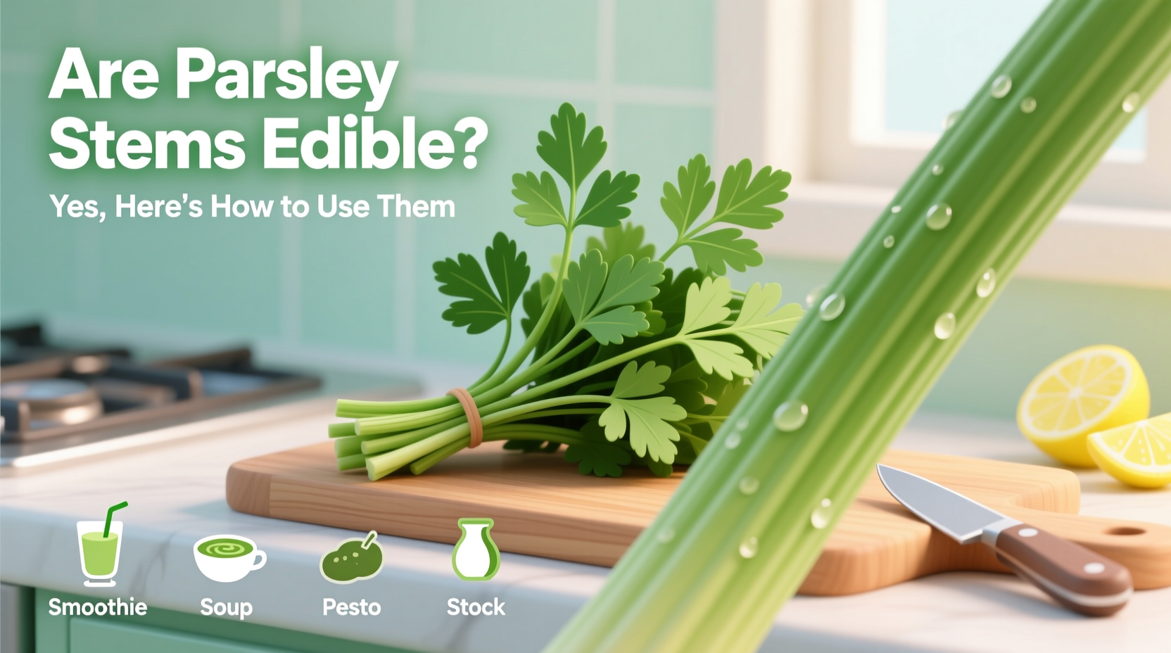 5 Ways to Use Parsley Stems | TheHomeSprouts