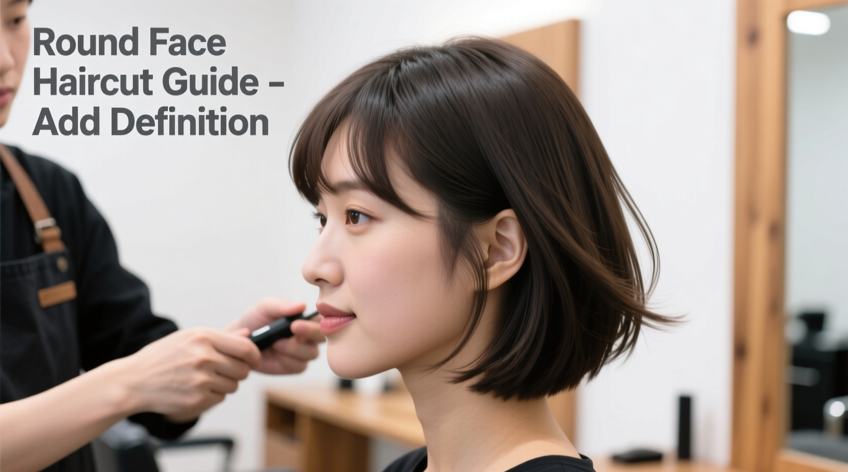 how to choose the right haircut for a round face that adds definition