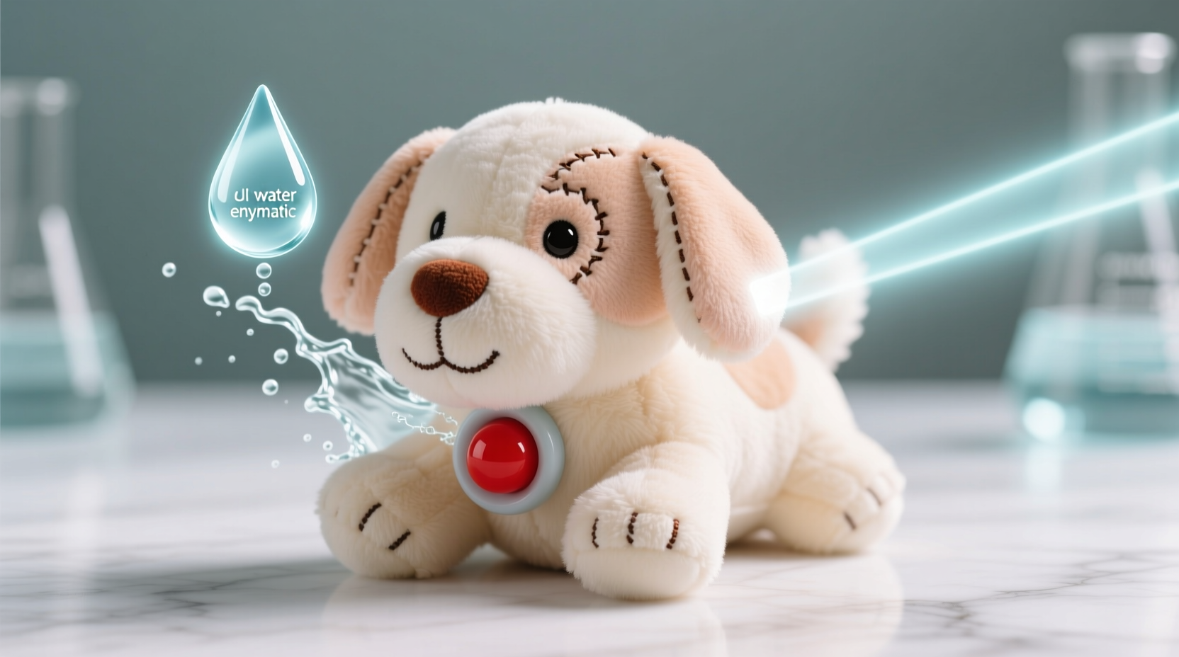 how to sanitize plush pet toys with squeakers