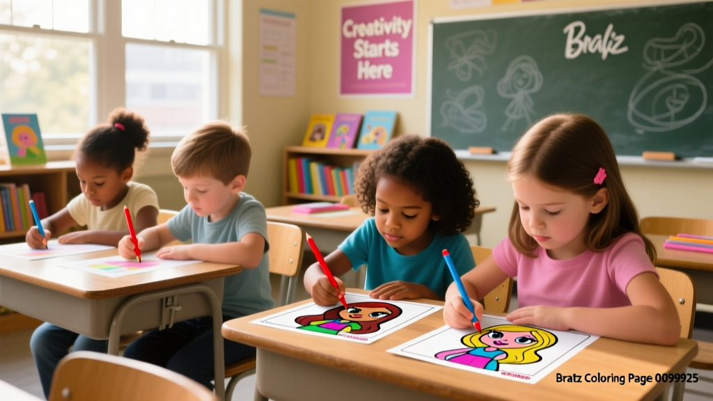 Bratz Coloring Pages_0099925: Developmental Benefits, Educational Integration, and Evidence-Based Design Principles