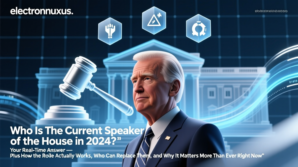 Who Is The Current Speaker Of The House in 2024? Your Real-Time Answer — Plus How the Role Actually Works, Who Can Replace Them, and Why It Matters More Than Ever Right Now