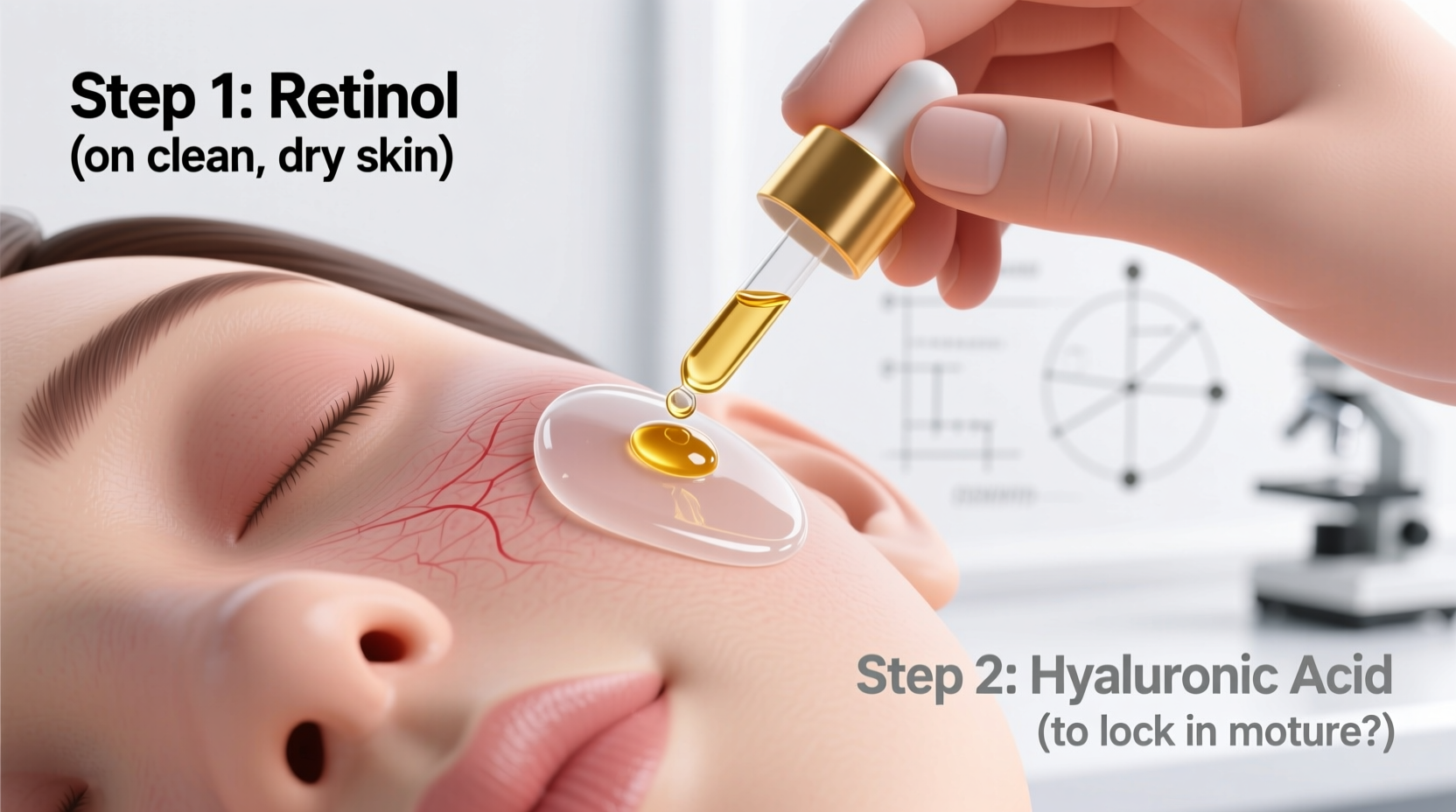 can you use retinol with hyaluronic acid and what order should you apply them