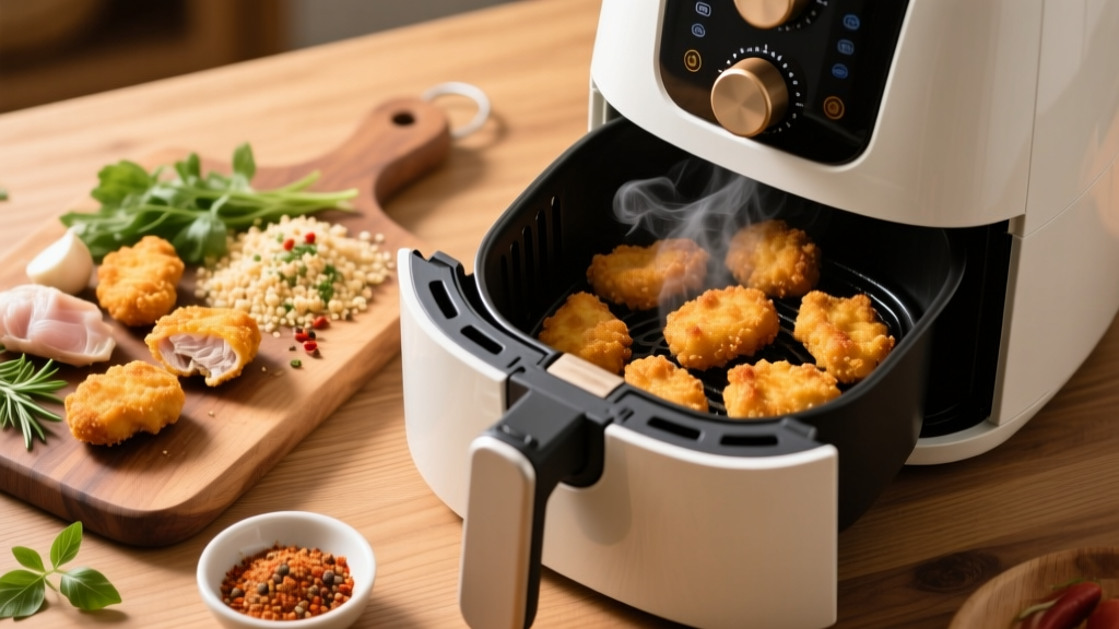 Ground Chicken Nuggets in Air Fryer: Crispy & Safe