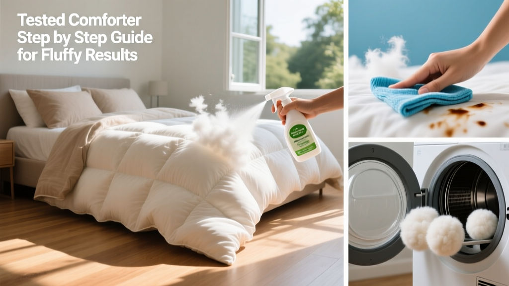 Tested Comforter Step by Step Guide for Fluffy Results