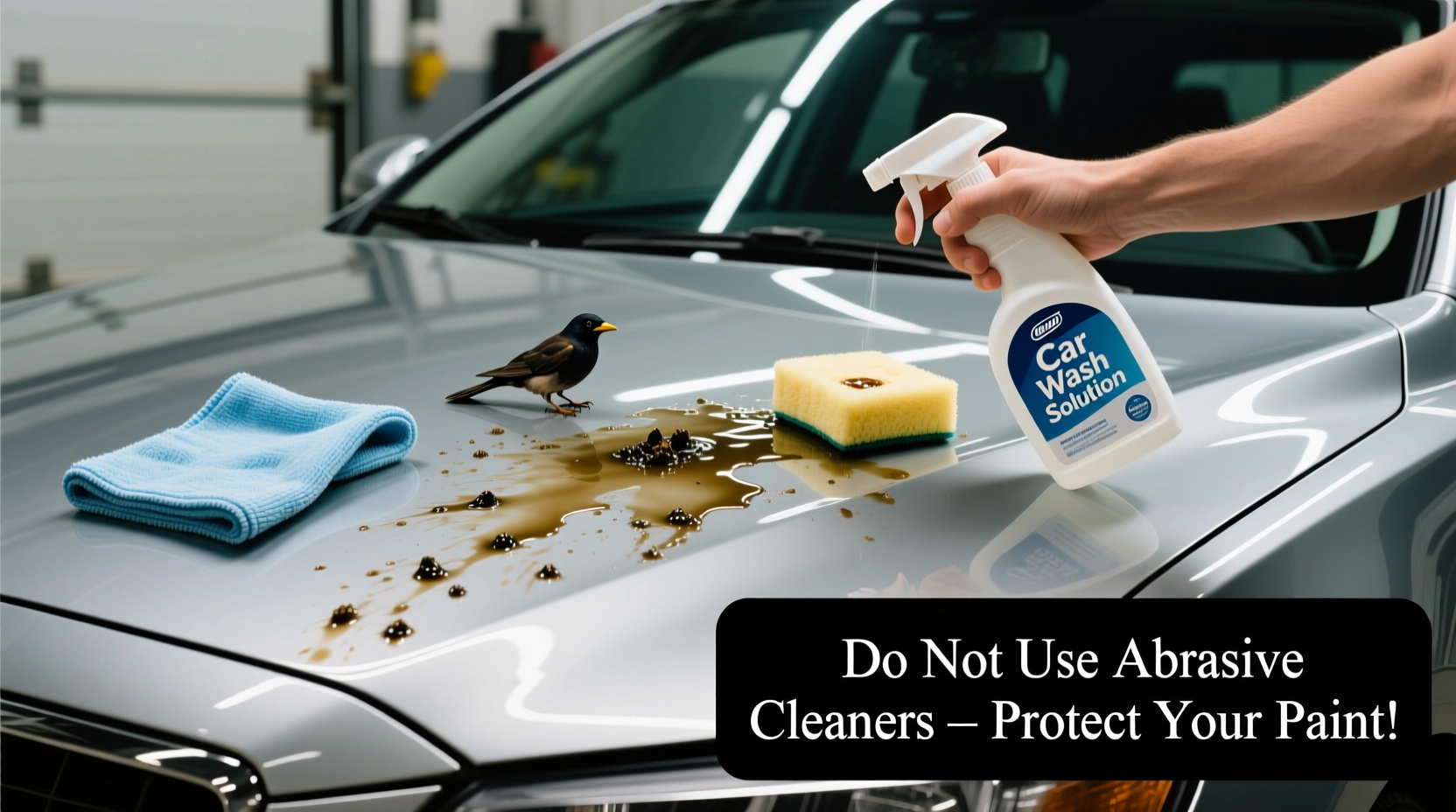 How to Remove Bird Poop Stains from Car Paint Safely