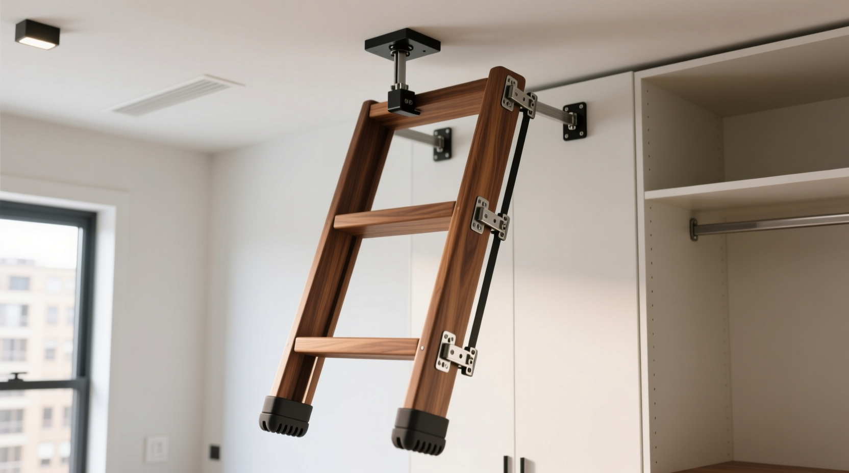 collapsible closet ladder worth it for rentals