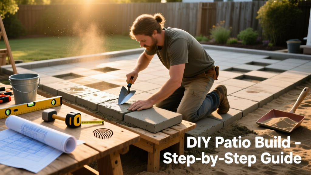 DIY Patio Build: Concrete Paver Project for Beginners