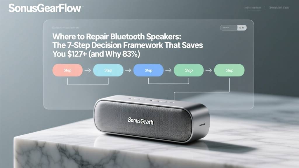 Bluetooth Speaker Repair Guide: Where & When to Fix (2026)