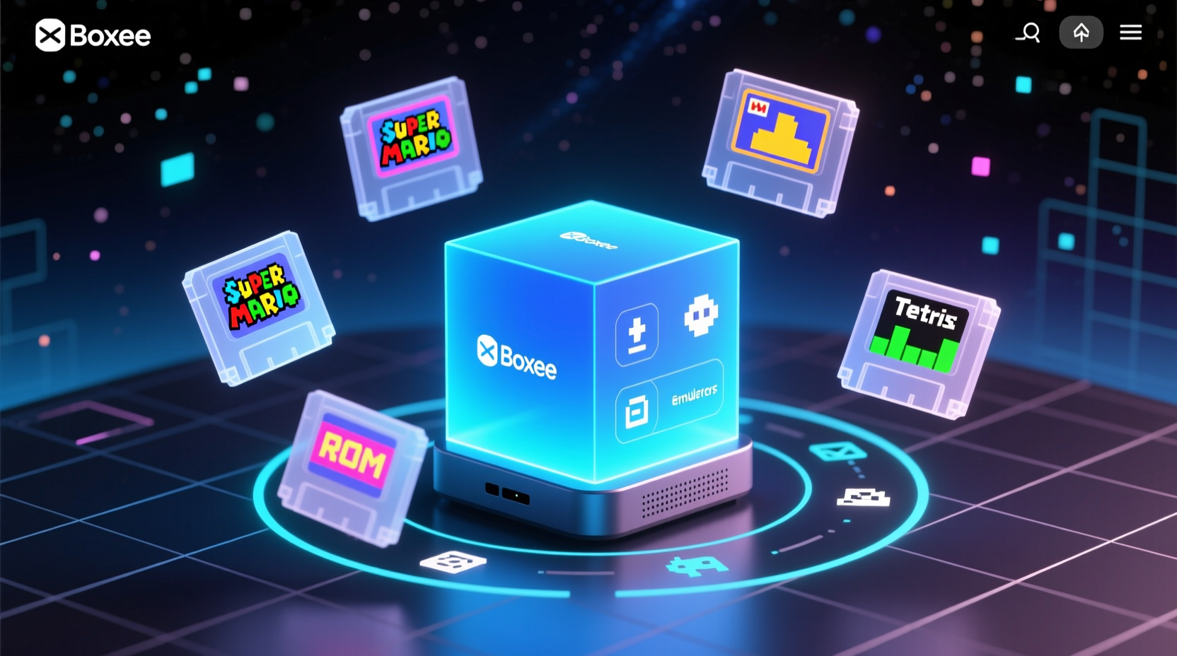 launch games and emulator roms from boxee