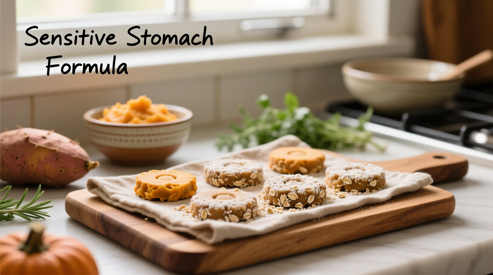 how to make homemade dog treats for sensitive stomachs