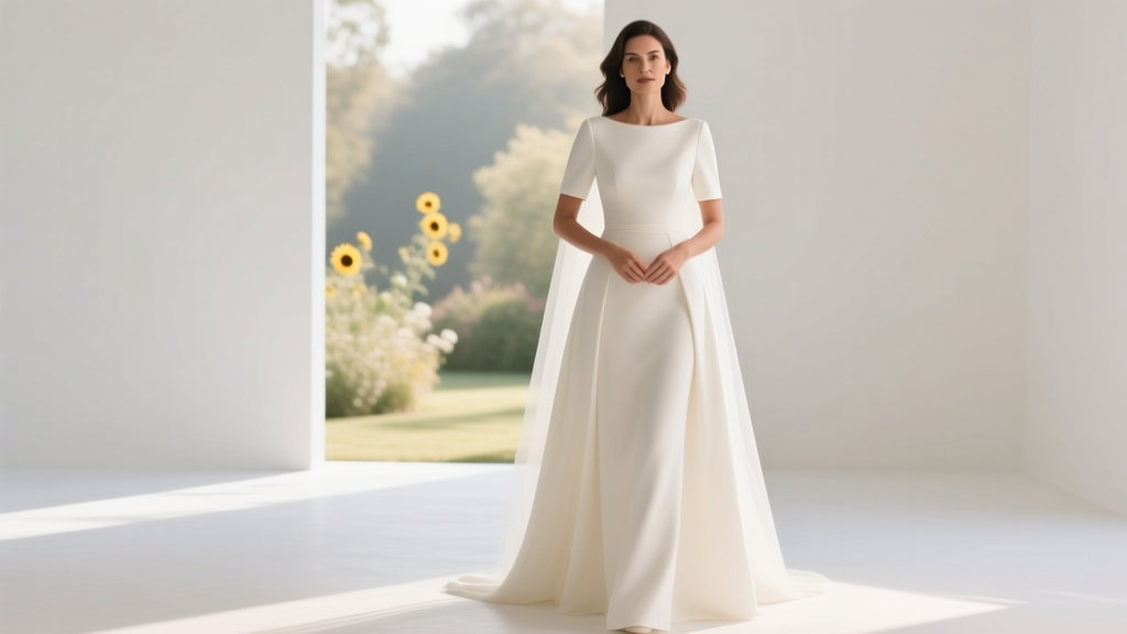 A-line Wedding Dress with Short Sleeves (2026)