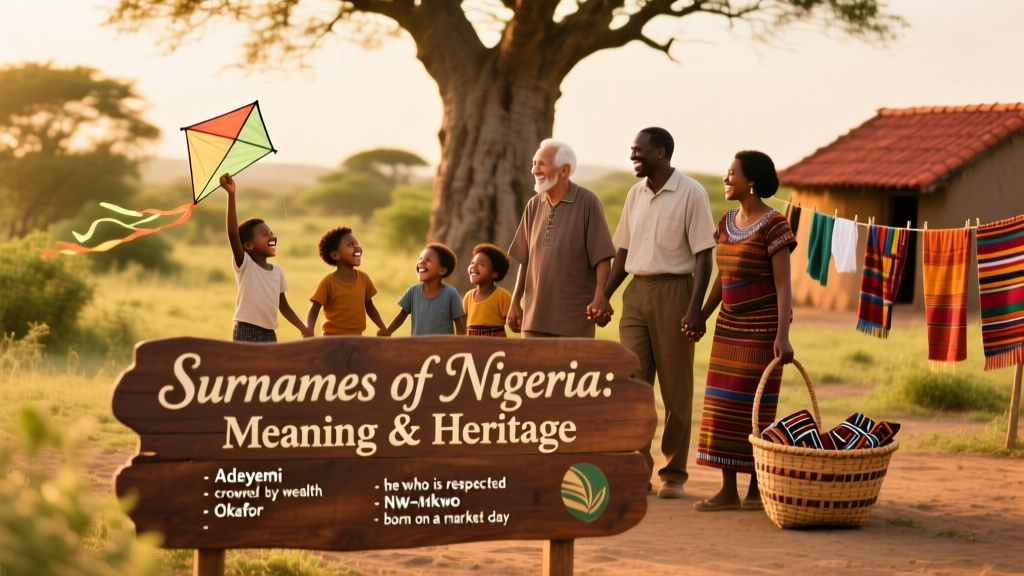 Nigerian Last Names and Surnames: Origins, Cultural Meanings, and Family Identity