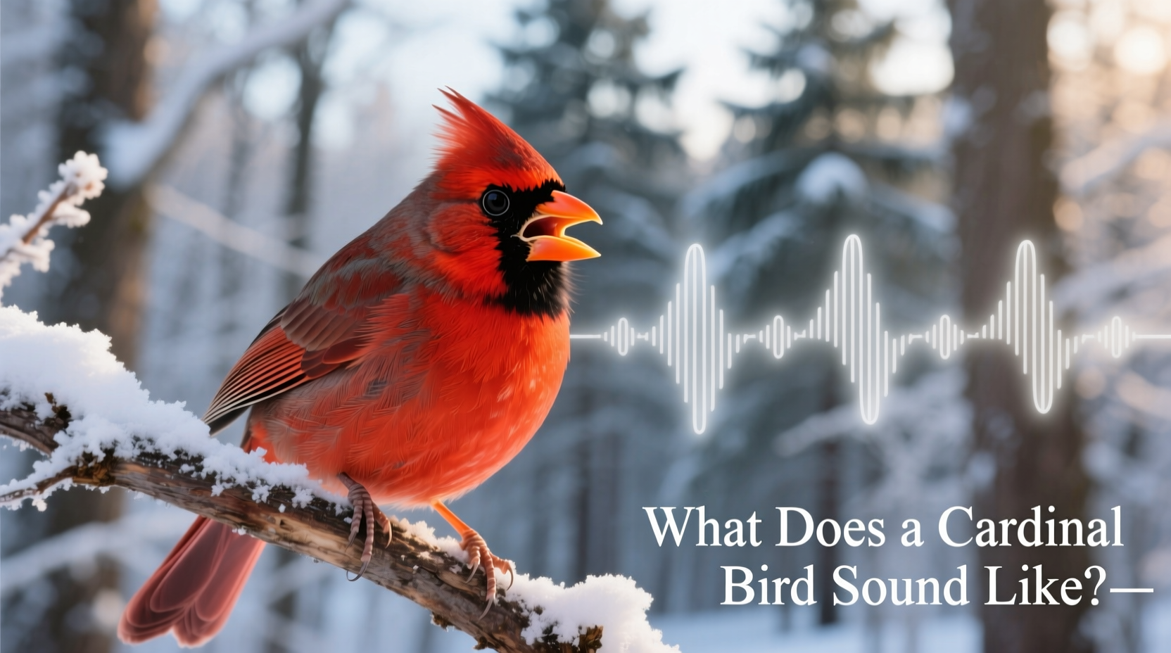 what does a cardinal bird sound like