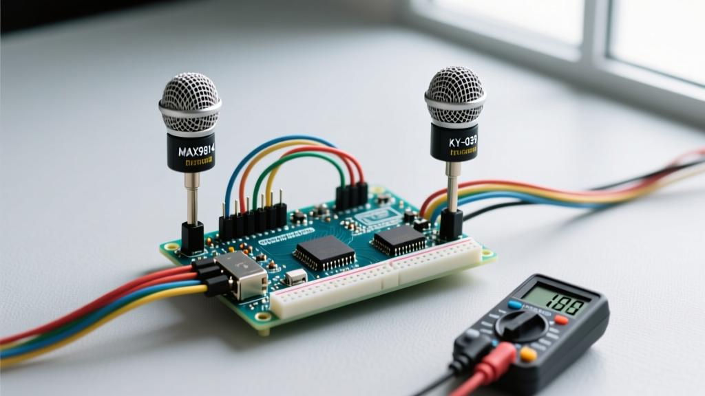Arduino Microphones: MAX9814 vs KY-038 Wiring, Code, and Debug Guide
