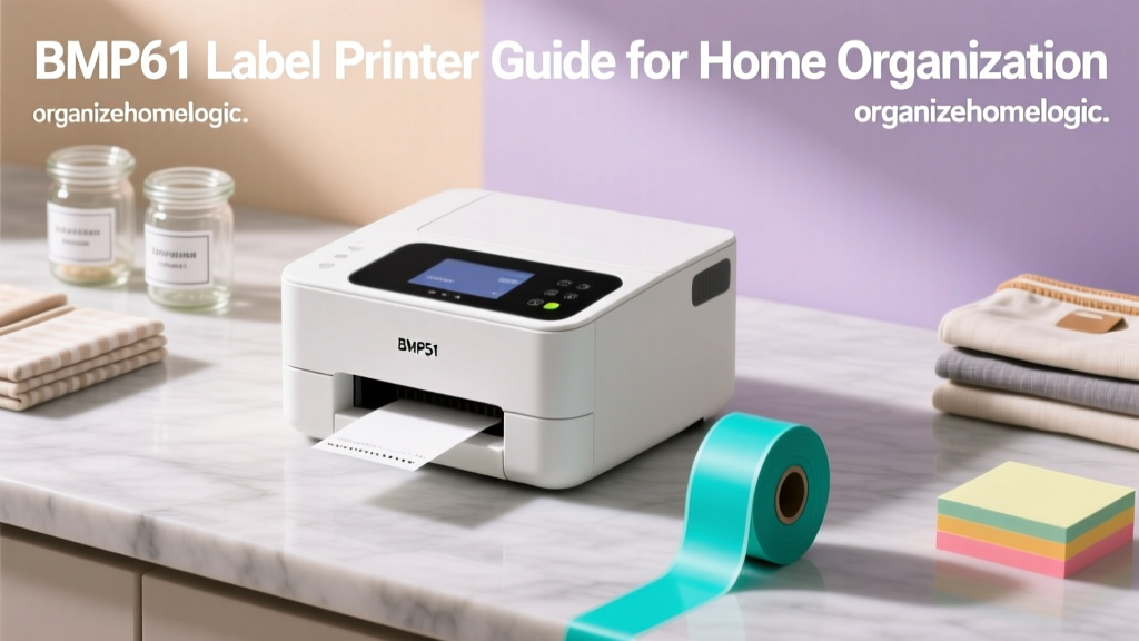 BMP61 Label Printer Guide for Home Organization