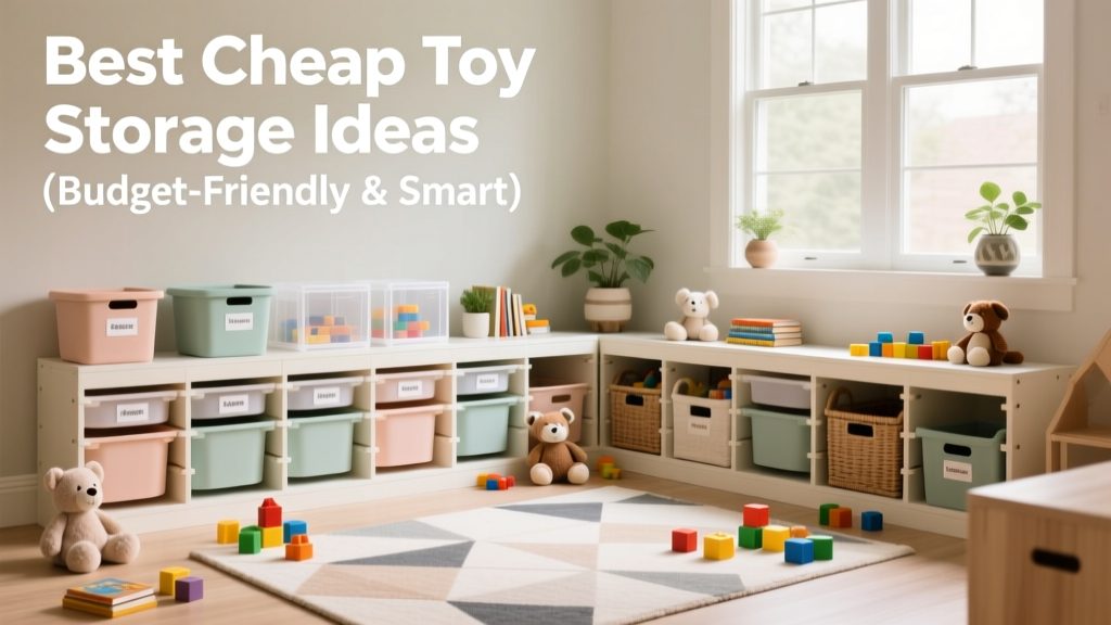 Best Cheap Toy Storage Ideas (Budget-Friendly & Smart)