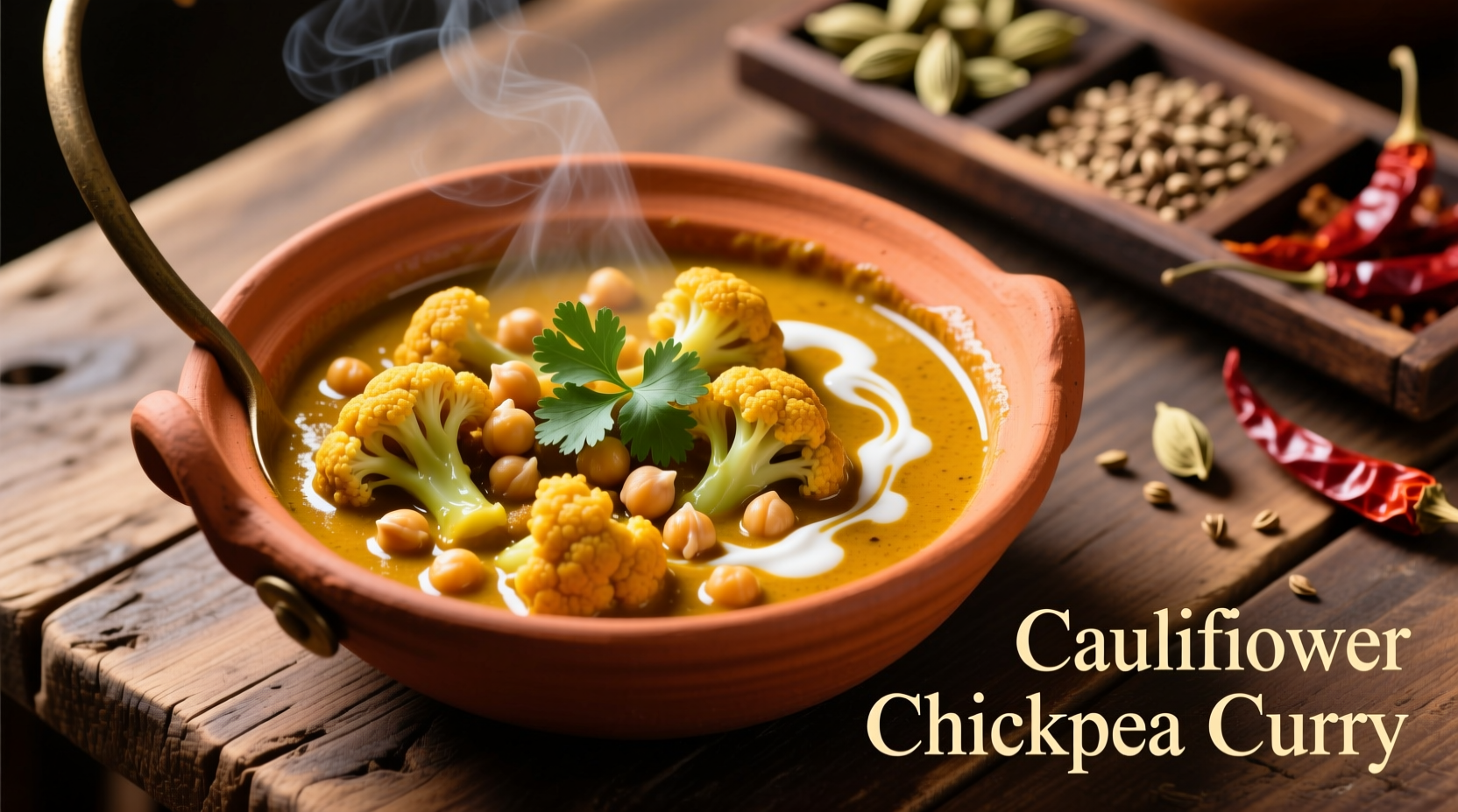 cauliflower chickpea curry
