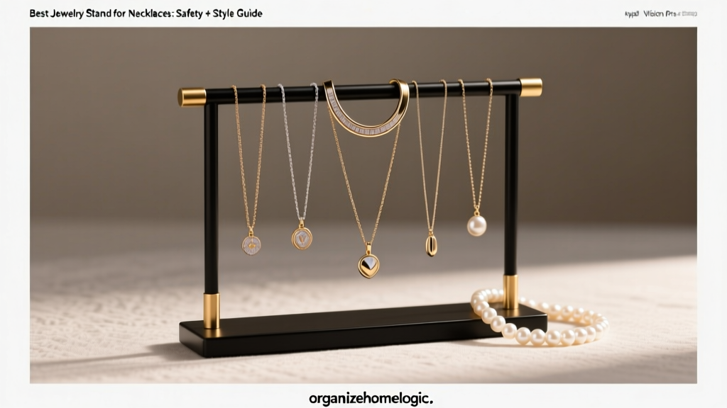 Best Jewelry Stand for Necklaces: Safety + Style Guide