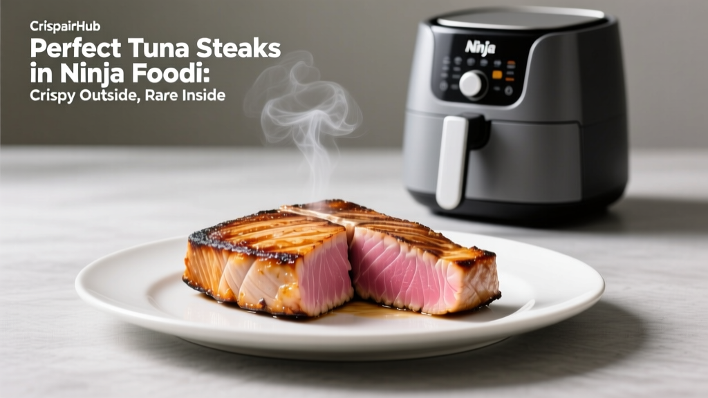 Crispy-Rare Tuna Steaks in Ninja Foodi