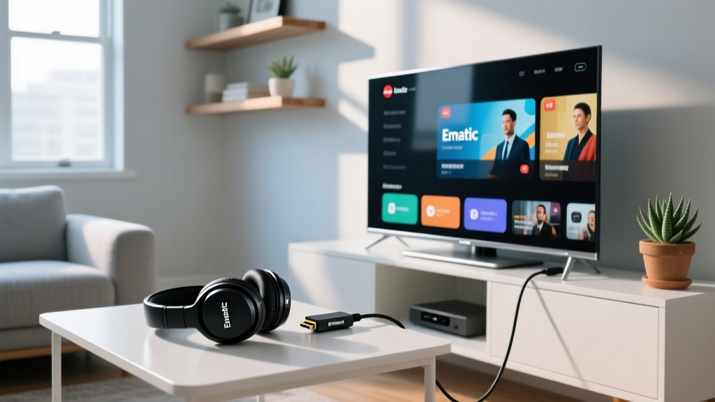 Ematic Wireless Headphones to TV Setup Guide