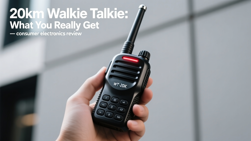 20km Walkie Talkies: Real Range vs Manufacturer Claims