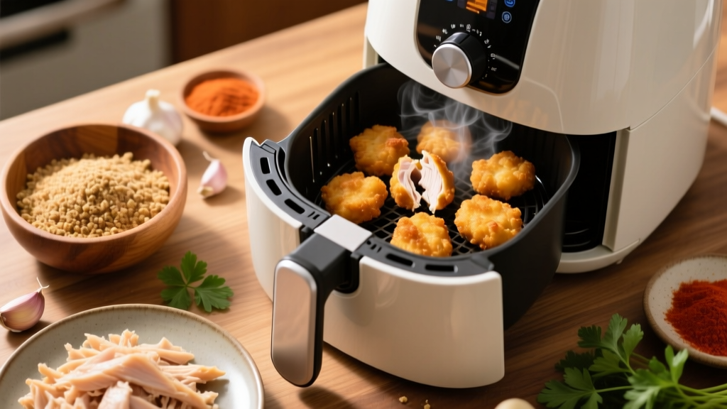Shredded Chicken Nuggets in Air Fryer: Crispy & Healthy