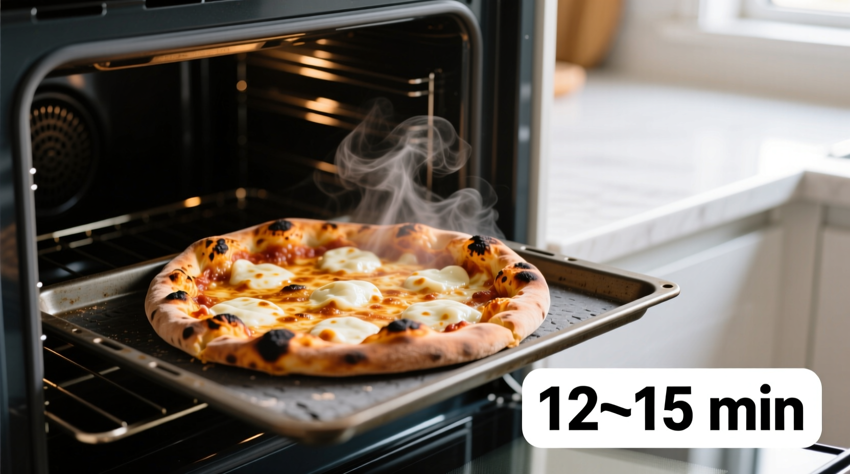 how long to cook a pizza in oven
