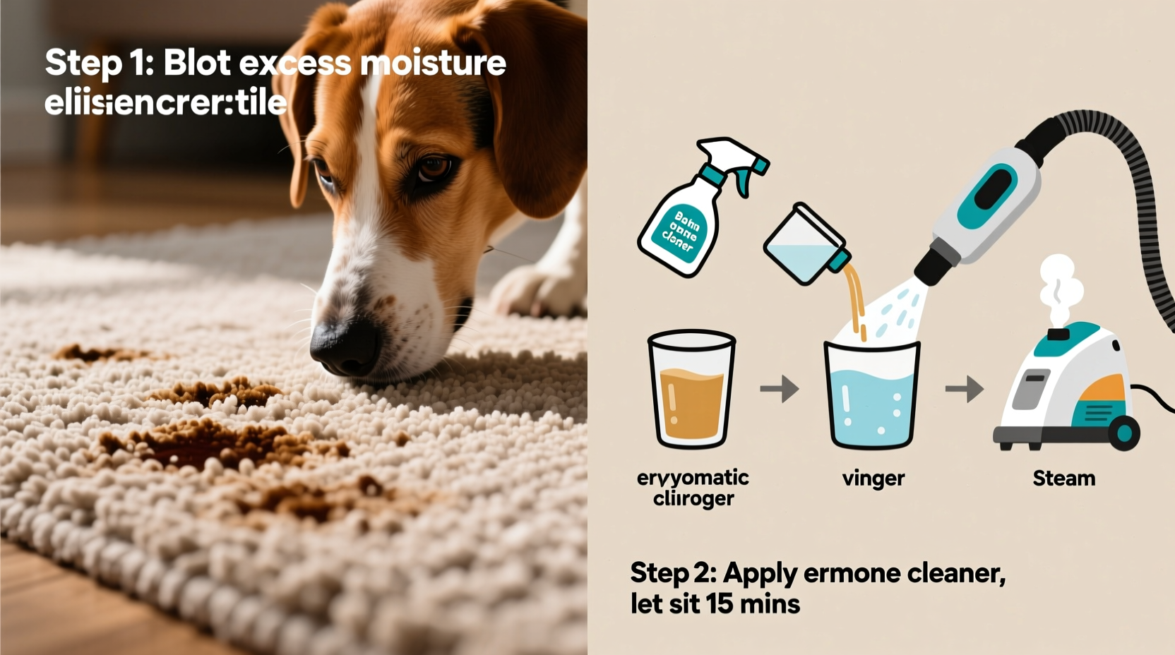 how to get dog smell out of carpet when baking soda isnt working