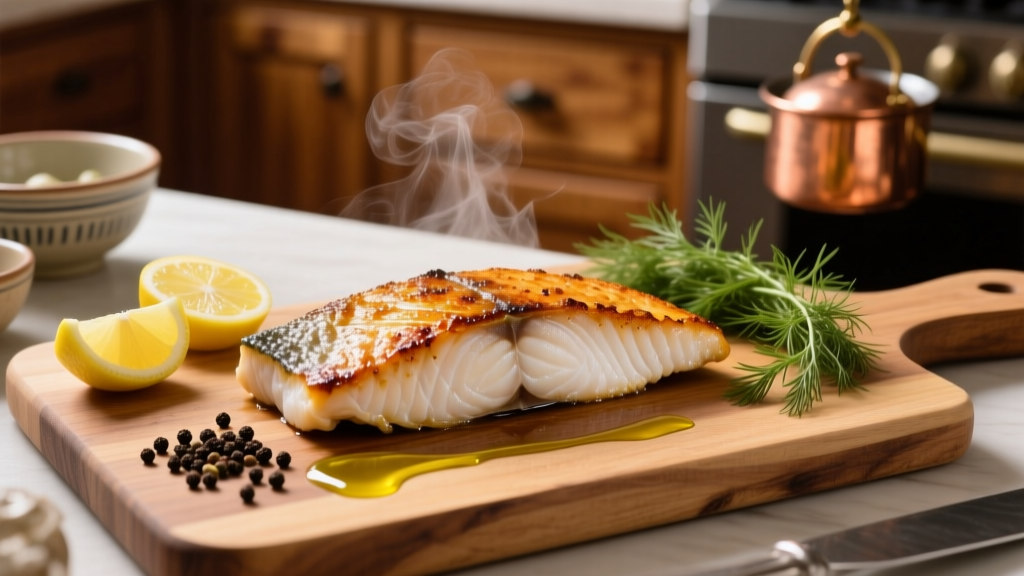 Air Fryer Chilean Sea Bass: Crispy Skin, Tender Flakes