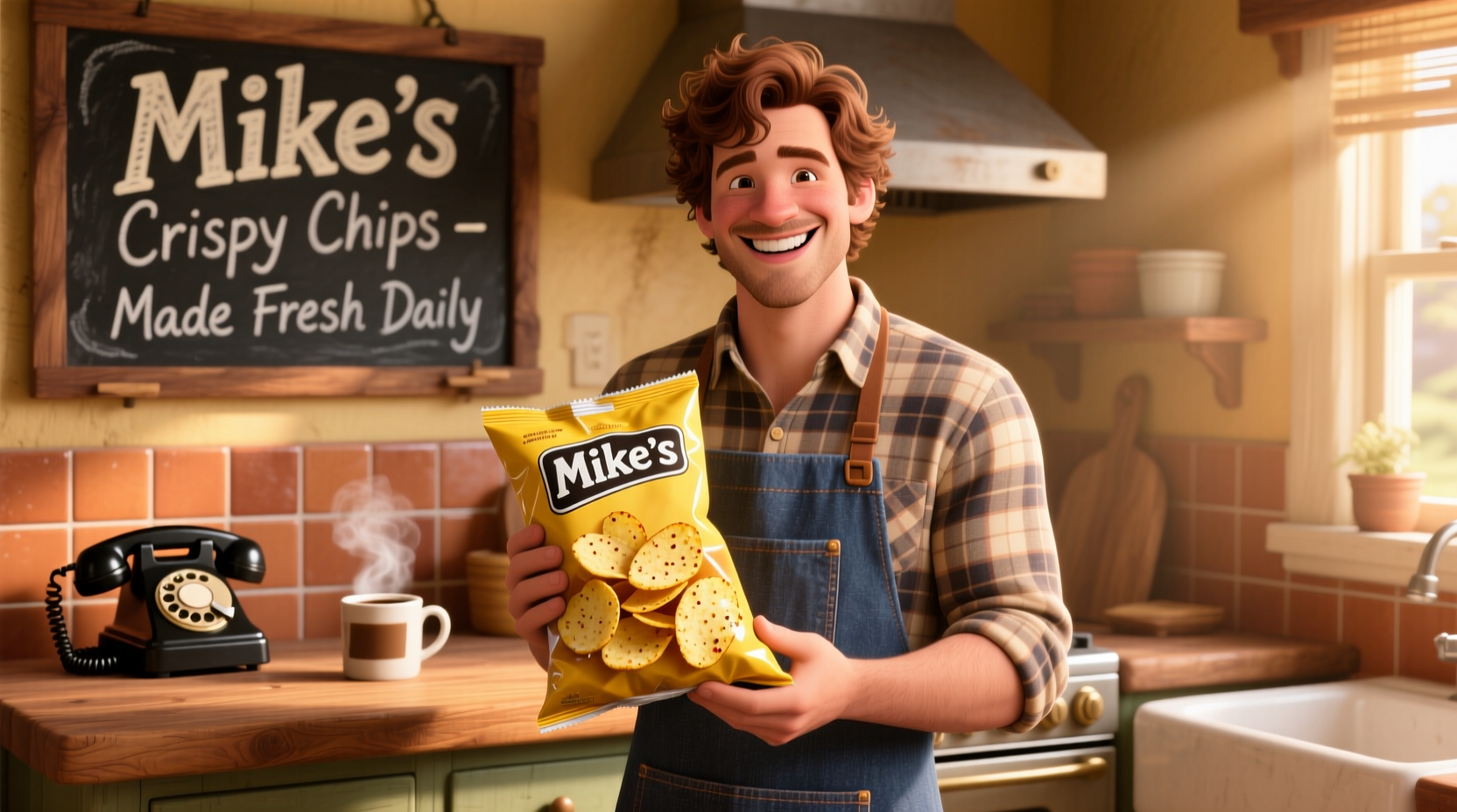 mike sells potato chips