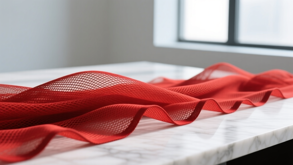 Red Mesh Material: Technical Guide for Designers & Sourcing