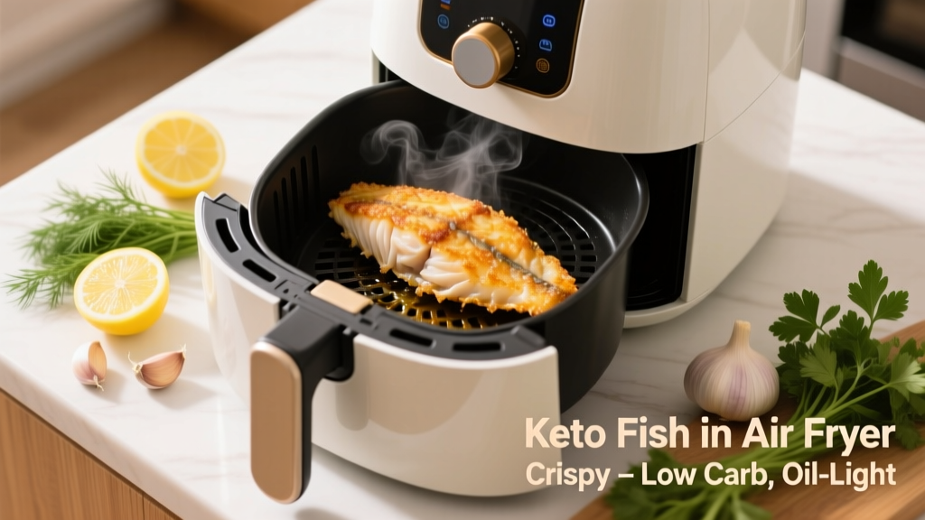 Keto Fish in Air Fryer: Crispy, Low-Carb & Oil-Light