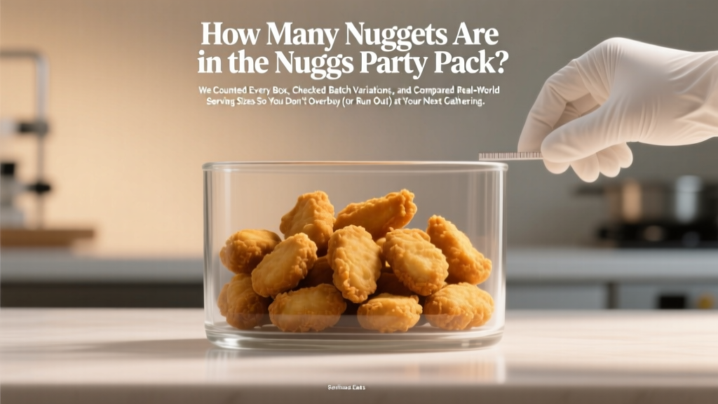 Nuggs Party Pack Nuggets Count: Real Serving Sizes (2026)