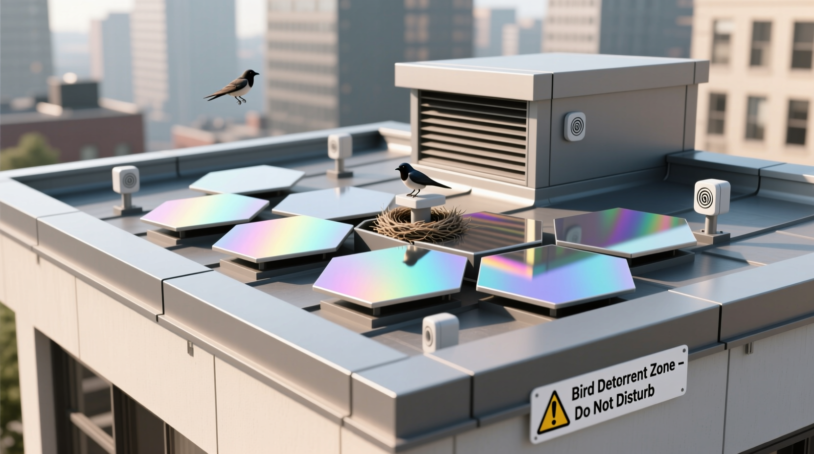 how to deter birds from nesting