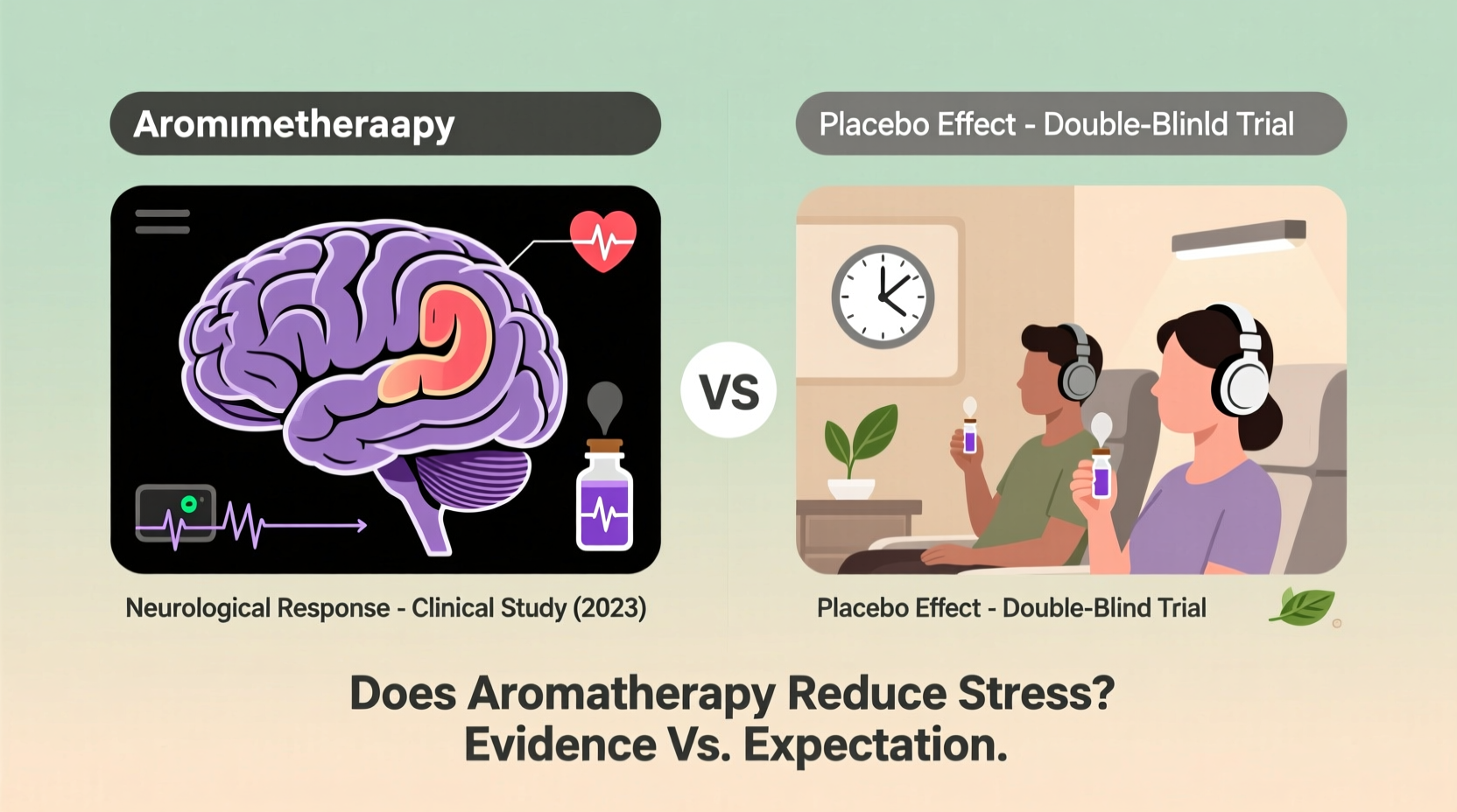 does aromatherapy actually reduce stress or is it placebo
