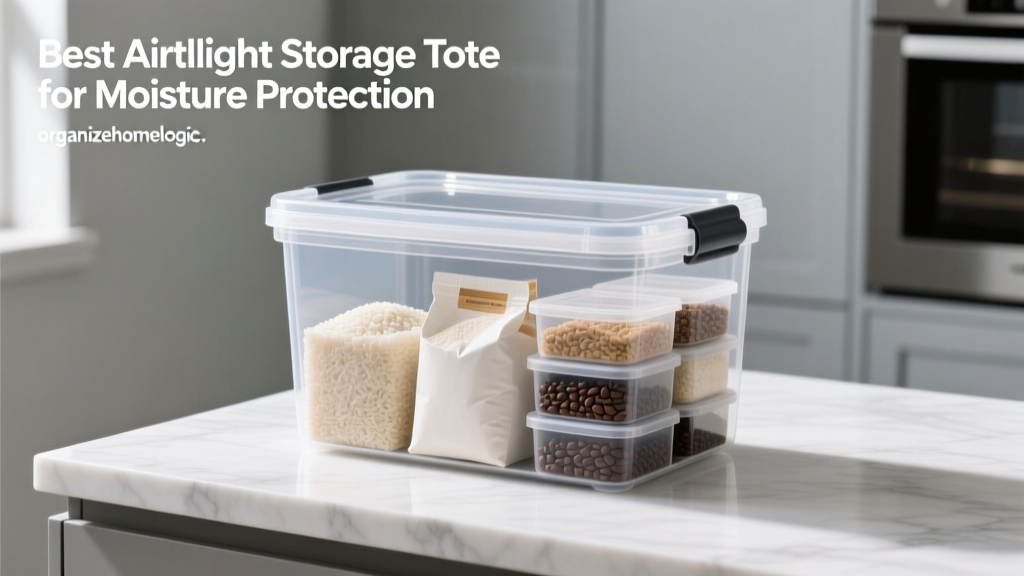 Best Airtight Storage Tote for Moisture Protection