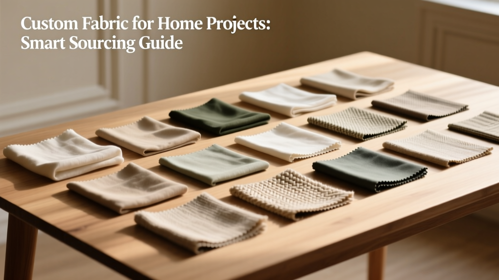 Custom Fabric for Home Projects: Smart Sourcing Guide