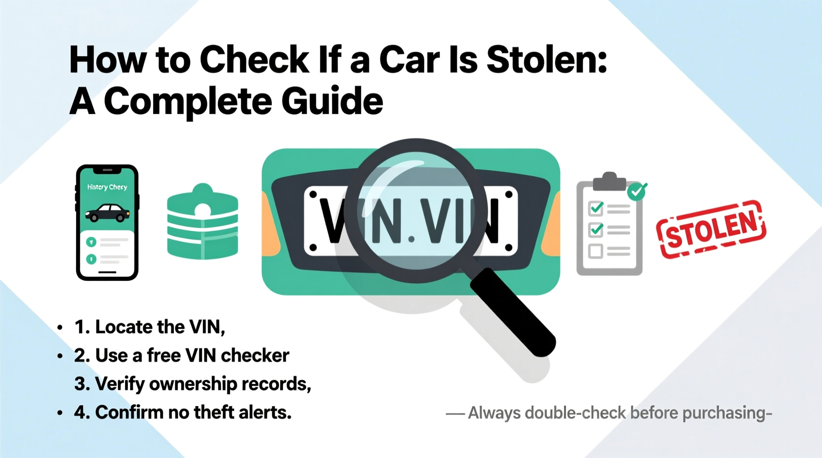 how to find if a car is stolen