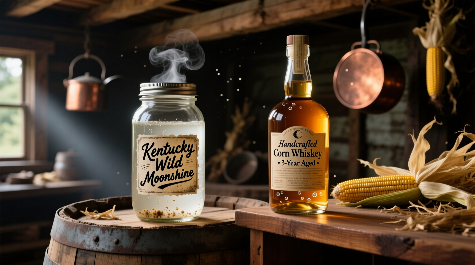 moonshine vs artisanal corn whiskey is one really more authentic than the other