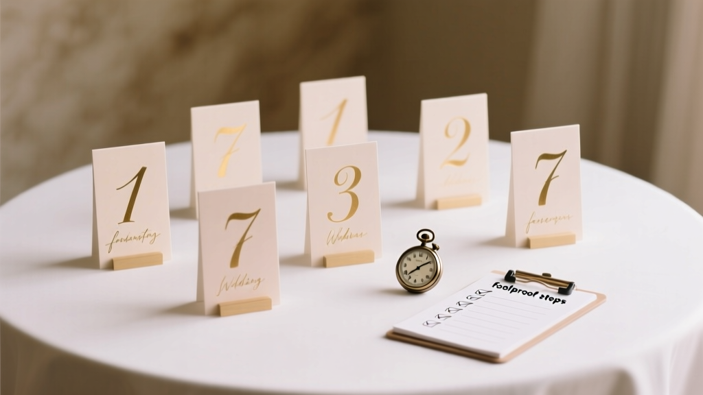 How to Print Wedding Table Numbers (2026)