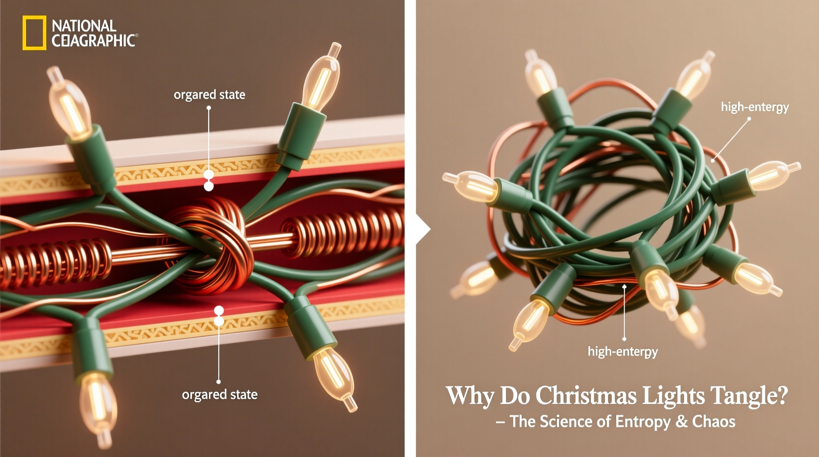 why do christmas lights tangle so easily science behind the knots