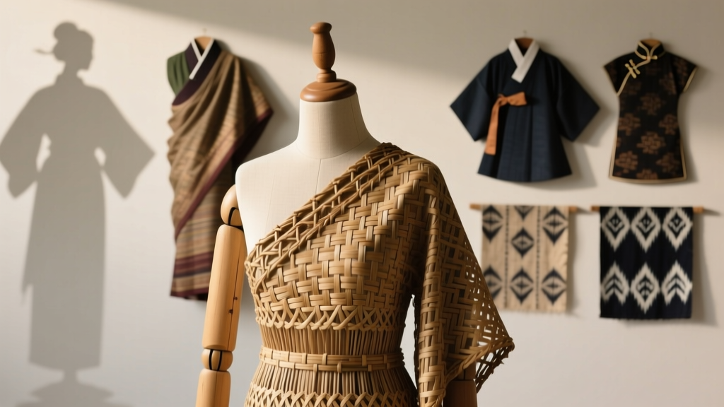 Bamboo Fiber Weaving Traditions In Vietnamese Ao Ba Ba