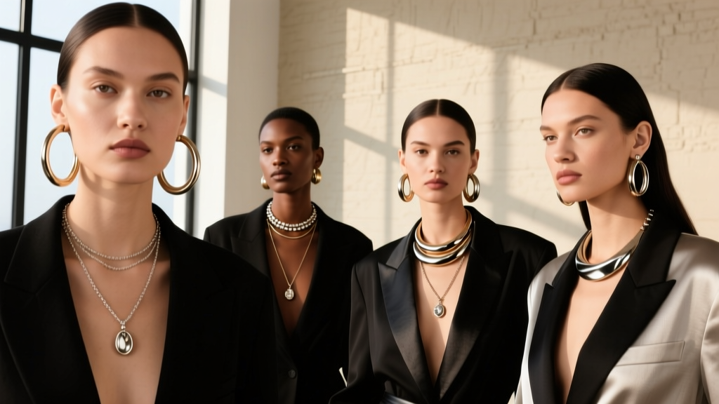 How to Pair Hoop Earrings With Necklaces Like a Pro