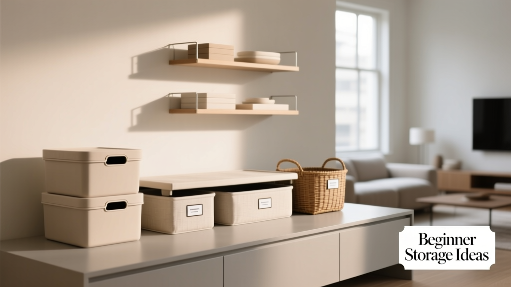Beginner Storage Ideas: Practical, Affordable, and Space-Smart Solutions for New Renters and First-Time Homeowners