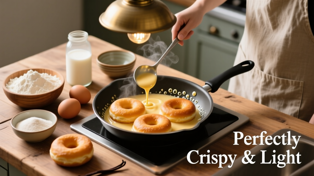How to Fry Donuts at Home: Crispy, Light & Healthier