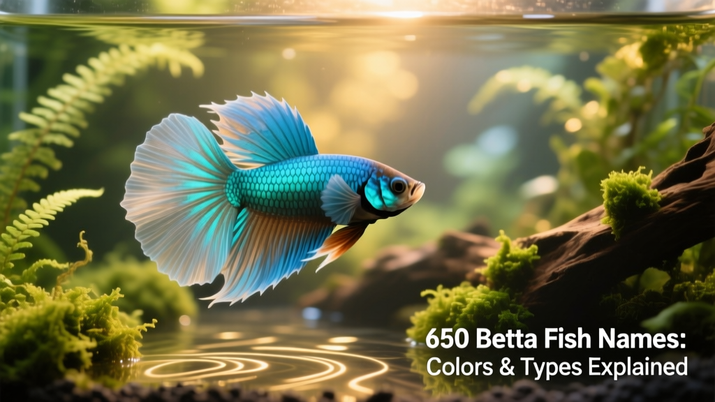 A vibrant blue crown-tail male Betta flaring gently in a planted aquarium