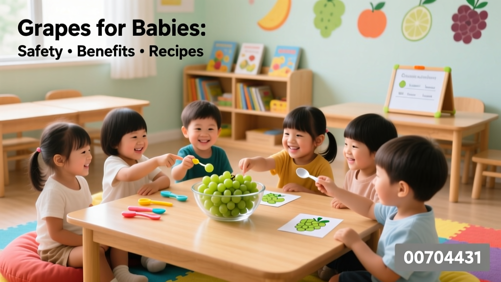 Grapes for Babies: Age Guidelines, Choking Risk Mitigation, Nutritional Benefits, and Pediatrician-Approved Recipes