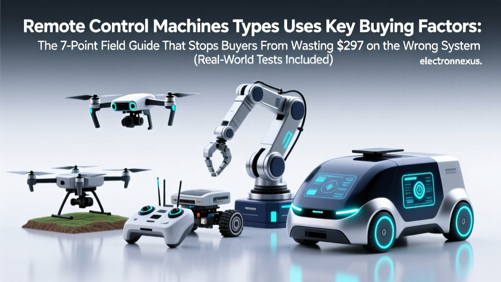 Remote Control Machines Types Uses Key Buying Factors: The 7-Point Field Guide That Stops Buyers From Wasting $297 on the Wrong System (Real-World Tests Included)